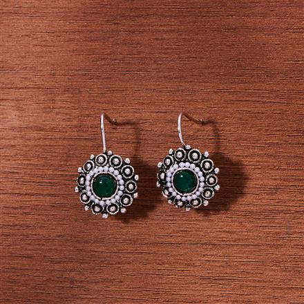 Delicate Earring With Oxidised Plating