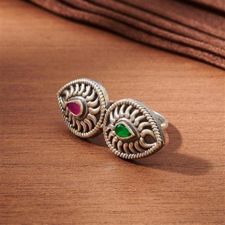 Classic Ring With Oxidised Plating