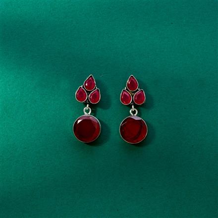 Delicate Earring With Oxidised Plating
