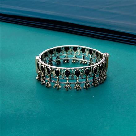 Openable Kada With Oxidised Plating