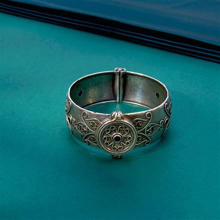 Classic Kada With Oxidised Plating