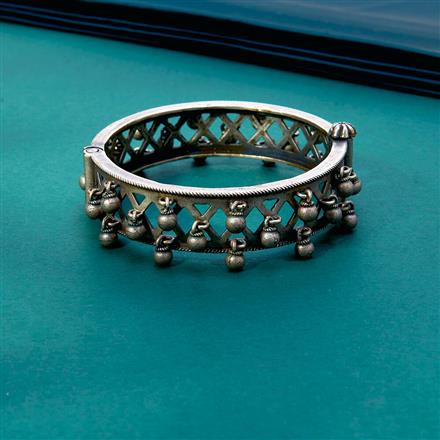 Classic Kada With Oxidised Plating