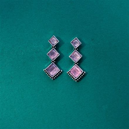 Delicate Earring With Oxidised Plating