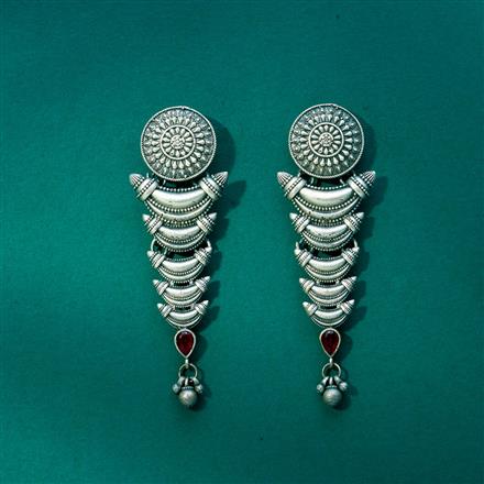 Classic Earring With Oxidised Plating