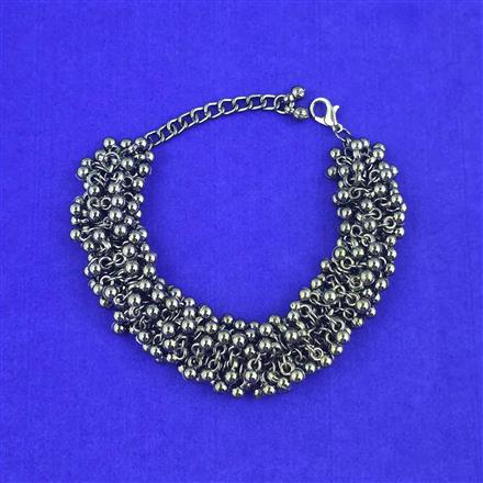 Oxidised Classic Bracelet With Black Plating