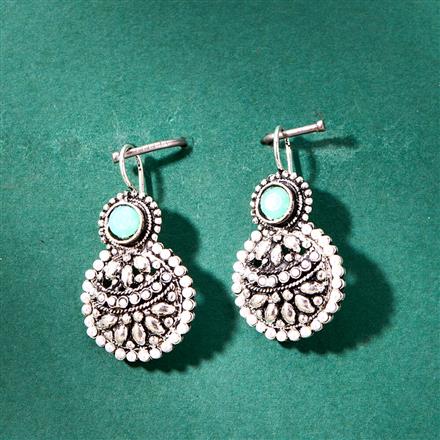 Classic Earring With Oxidised Plating