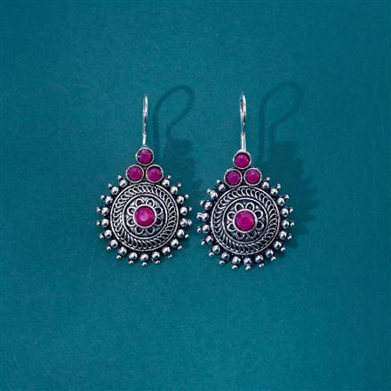Delicate Earring With Oxidised Plating