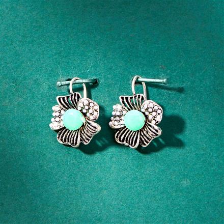 Classic Earring With Oxidised Plating