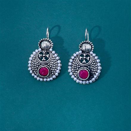 Delicate Earring With Oxidised Plating