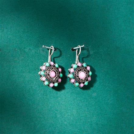 Delicate Earring With Oxidised Plating