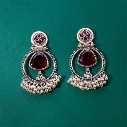 Classic Earring With Oxidised Plating