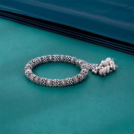 Adjustable Bracelet With Oxidised Plating