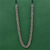 Long Necklace With Oxidised Plating