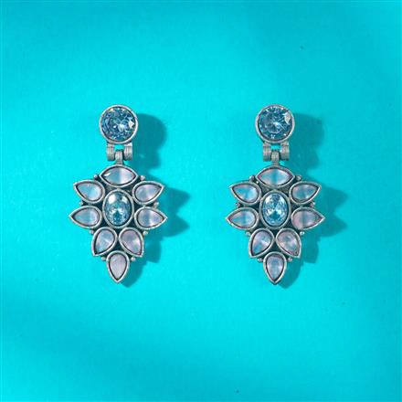 Classic Earring With Oxidised Plating