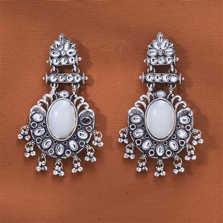 Classic Earring With Oxidised Plating