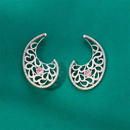 Classic Earring With Oxidised Plating