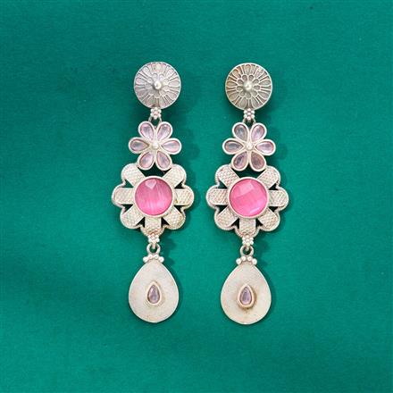 Delicate Earring With Oxidised Plating