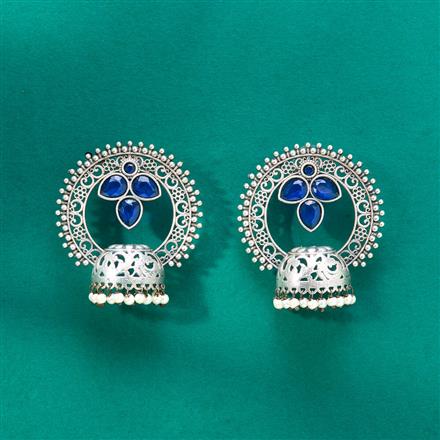 Trendy Earring With Oxidised Plating