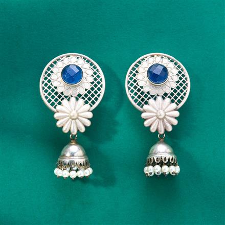 Classic Jhumki With Oxidised Plating