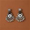 Mother Of Pearl Earring With Oxidised Plating