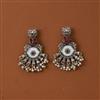 Mother Of Pearl Earring With Oxidised Plating