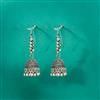 Jhumki With Oxidised Plating
