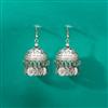 Jhumki With Oxidised Plating