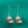 Jhumki With Oxidised Plating