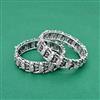 Openable Bangles With Oxidised Plating