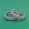 Openable Bangles With Oxidised Plating