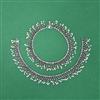 Moti Payal With Oxidised Plating