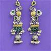 Oxidised Jhumki With 2 Tone Plating