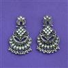 Classic Earring With Oxidised Plating