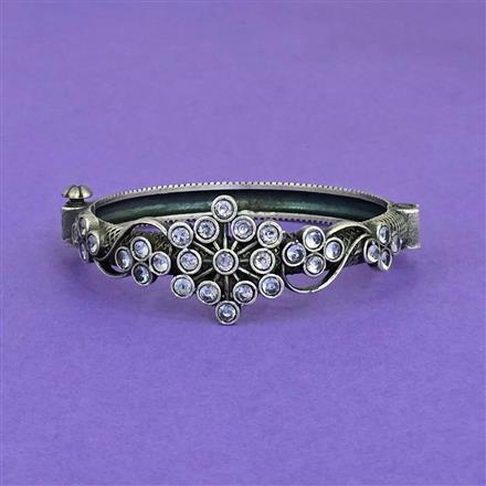 Classic Kada With Oxidised Plating