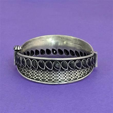 Classic Kada With Oxidised Plating