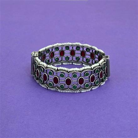 Moti Kada With Oxidised Plating