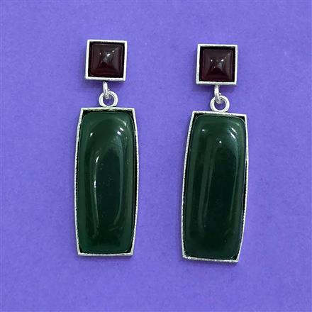 Classic Earring With Oxidised Plating