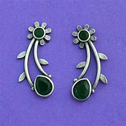 Earcuff With Oxidised Plating