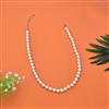 Western Long Necklace With Rhodium Plating Pearl Size 10mm
