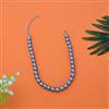 Western Short Necklace With Rhodium Plating Pearl Size 10mm