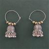 Oxidised Jhumki With Oxidised Plating