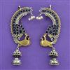 Oxidised Earcuff With 2 Tone Plating