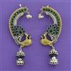 Oxidised Earcuff With 2 Tone Plating