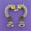 Oxidised Earcuff With 2 Tone Plating