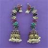 Oxidised Earcuff With 2 Tone Plating