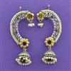 Oxidised Earcuff With 2 Tone Plating