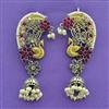 Oxidised Earcuff With 2 Tone Plating
