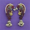 Oxidised Earcuff With 2 Tone Plating