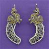 Oxidised Earcuff With 2 Tone Plating