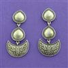 Classic Earring With Oxidised Plating